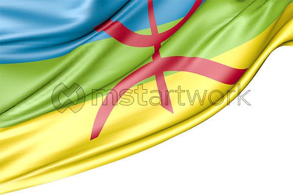 Berber Flag 3D Asset for Modern Design