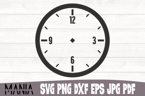 Clock Face Template 1 Design Guide