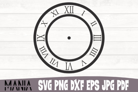 Clock Face Template 14: Versatile Design for All Skill Levels