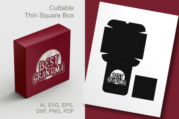 Crafting the Best Grandma Round Window Square Box SVG for Personalized Gifting