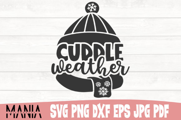 Cuddle Weather Christmas SVG Cut File Guide