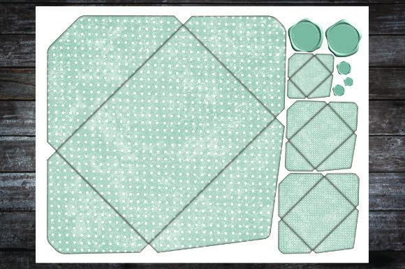 Envelopes with Wax Seals: Vintage Craft Assets