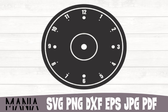 Evaluating Clock Face Template 6: Format Versatility and Design Integrity for Digital Crafting