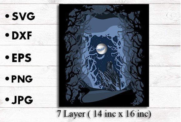 Halloween Layer SVG, DXF, EPS: A Guide to Multi-Layer Digital Crafting Files