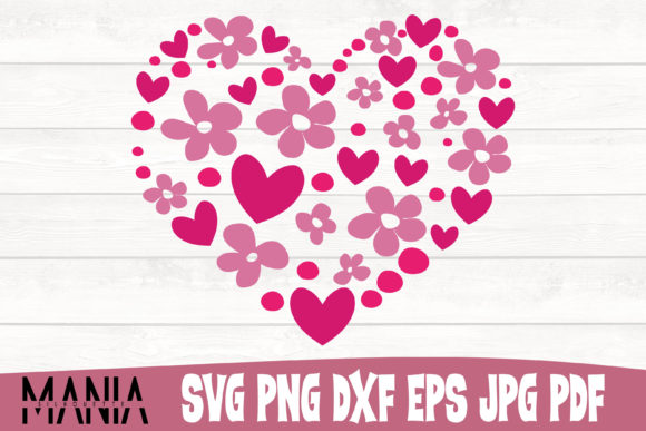 Heart Design Cut File for Valentine's Day Projects