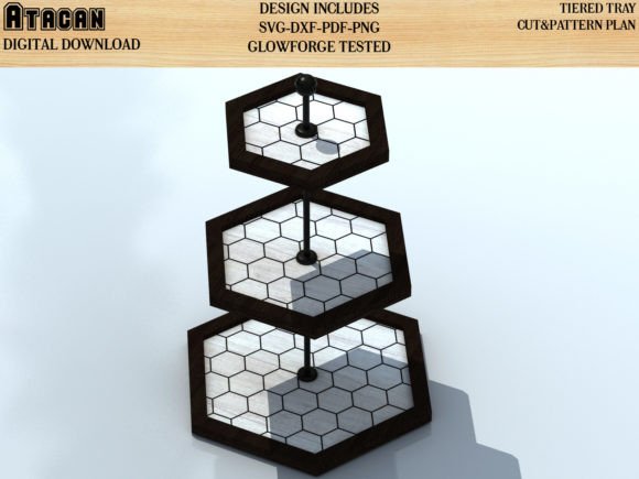 Hexagon Three Tier Tray SVG-DXF Patterns: A Practical Guide to Precision Assembly