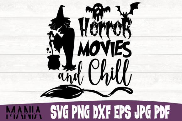 Horror Movies and Chill SVG Cut File Guide