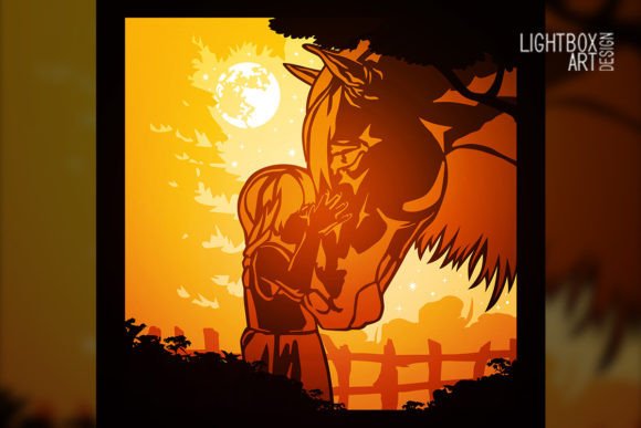 Horse Lightbox: A Layered Paper Art Project Guide
