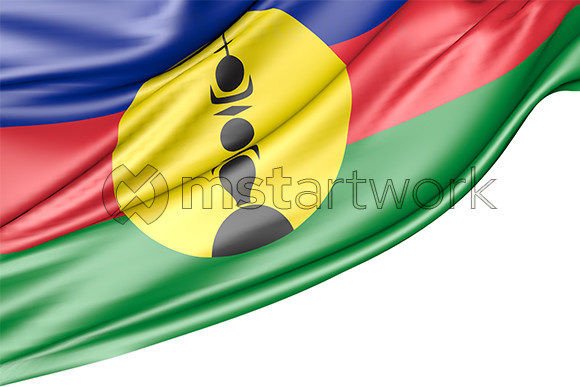 New Caledonia Flag Isolated on White: A Versatile 3D Design Resource