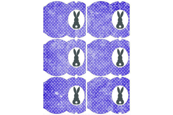 Pillow Boxes Bunny C.21: Printable Tiny Gift Packaging