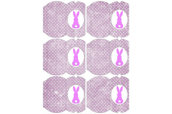 Pillow Boxes Bunny D.11: Printable Gift Packaging