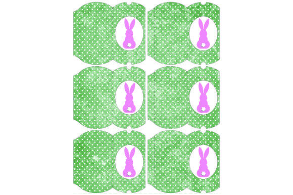 Pillow Boxes Bunny D.19: Printable Gift Packaging