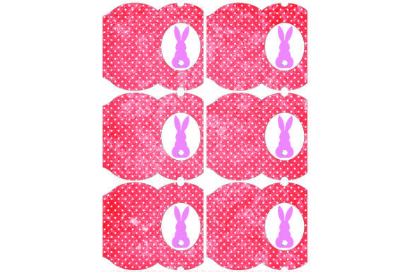 Pillow Boxes Bunny D.6: Printable Gift Packaging