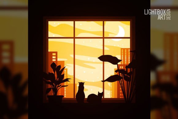 Window Lightbox: Crafting Professional Depth with Layered Paper Art